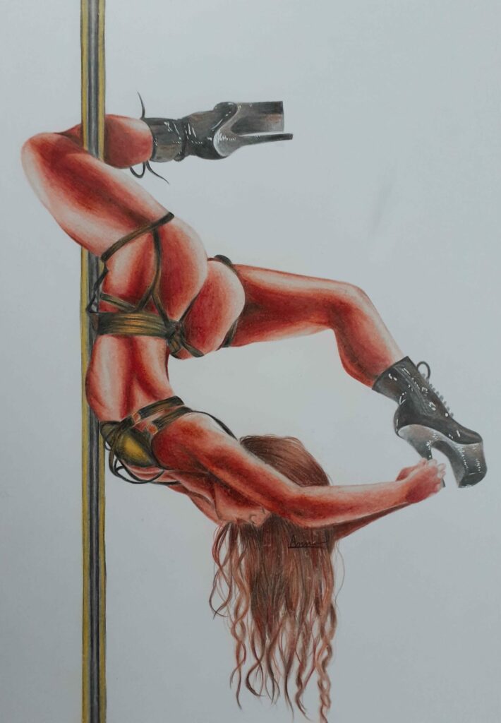 Anatomie humaine : Pole dance femme résultat final
